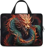 Laptop Case Sleeve Shockproof Computer Carrying Bag Chinese Dragon Laptop Bag Tote Lightweight Notebook Case Cover Traveling Briefcase Handle Bags for Travel Business 13inch, Chinese Dragon, 13inch