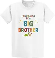 [Second Ave Gift Company] Second Ave Baby/Children's Cute I'm Going to Be A Big Brother Pregnancy Announcement White T Shirt Top