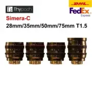 Thypoch Simera-C 28mm/35mm/50mm/75mm T1.5 Cine Lens Manual Focus for Sony E DHL