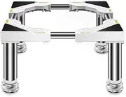 Anti-Noise Washing Machine Base Machine Base Stand Refrigerator Holder Bracket 17.71-25.59in Adjustable Washing Stand for Tumble Dryers Cookers Fridges Freezers (4/8/12feet)(4 feet24-27cm)