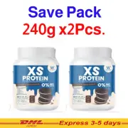 2x Wink White XS Protein Cookie & Cream Flavor Supplement Control Hunger 240g