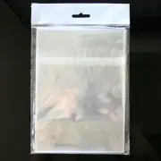 500 OPP Resealable Plastic Wrap Bags for Blu-ray 12mm DVD Cover Case