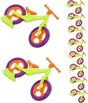 ORFOFE 10pcs DIY Miniature Kit Simulated Bike Accessory for Boys and Girls Detailed Craftsmanship
