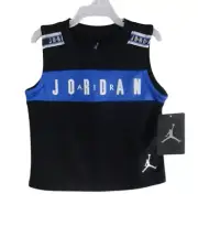 NWT Nike Jordan Jumpman Infant Baby Boys Tank Top 12M Black/Blue MSRP$22