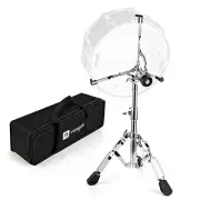 Snare Drum Stand Lightweight Double Braced Adjustable Height with Carrying Bag