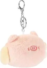 [Healeved] Charming Pig Bone Pendant Keychain Plush Keychain for Decorative Accessories