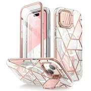 Slim Stylish Full-body Protective Case with Camera Cover for Iphone 15 14
