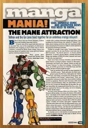 2001 Voltron Manga Vintage Print Ad/Poster Go Lion Anime Comic Promo Wall Art