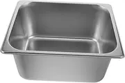 Hoement Stainless Steel Rice Storage Container Airtight Dry Food Bin Multi Functional Cereal Holder for Kitchen Capacity Space Saving Design for Grains Beans