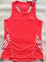 FINAL SALE Adidas Z76759 Women's Climalite Performance Tank Redzest / White L