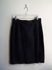 Ann Taylor Stretch Pencil Skirt, Black, Solid, Rayon Blend, Size 10, NWT