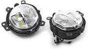 SILILAN Replacement Parts Auto Front Bumper White Light Fog Light Fit for Mini Cooper F54 F55 F56 F57 63177329172 63177329171
