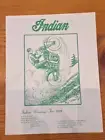 Chuck Myles genuine vintage 1929 Indian Hill Climb Winnings motorcycle magazine