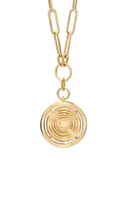 [State Property] Aebi Enchantress 18K Yellow Gold Emerald Necklace
