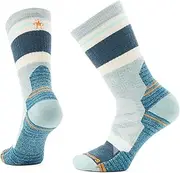 [Smartwool] Womens Hike Full Cushion Saturnsphere Crew Socks Frosty Green Large