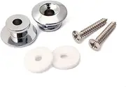 ERINGOGO Acoustic Guitar Strap Locks 2 Mushroom Head Metal Guitar Strap Locks with Mounting Screws for Easy Installation