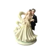 Wedding Cake Topper Bride and Groom 4.5" Figurine Decorative Marriage - New!!