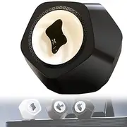 Ferrofluid Speaker, Ferrofluid Sound Visualizer, Ferrofluid Audio Music Player with Switchable Symbiote in a Bottle, Ferrofluid Display Lamp, Magnet Liquid for Desktop Decor, Teenager Gift Black