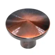 Vintage Washington Conical Cellini Copper 1 3/8" Round Cabinet Knob 941R-CC