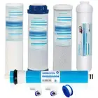 5 Stage Reverse Osmosis Replacement Filter Set with 75 GPD Membrane -Standard...