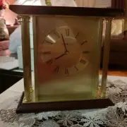 Howard Miller Rosewood High Gloss Carlton 645-391 Quartz Table Clock~NEW IN BOX!