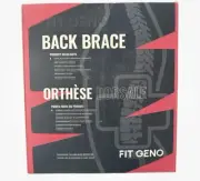 Fit Geno Back Brace for Men and Women Size Medium Back Lumbar Pain NIB