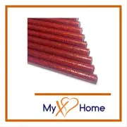 2 LB Red Glitter Hot Glue Sticks for Hot Glue Gun (0.3 in / 7.5 mm) Bulk Lot