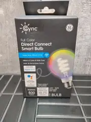 GE Cync Full Color Direct Connect Smart Bulb LED G25 works with Alexa -NEW
