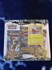 POKEMON LOST THUNDER EXEGGUTOR 3-PACK BLISTER - FACTORY SEALED