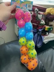 Plastic Easter Eggs Polka-Dot Multicolor 12 Pieces Fillable Eggs New!!!