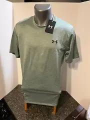 Under Armour Men’s T-Shirt Green Heather Small Polyester Spandex - NWT