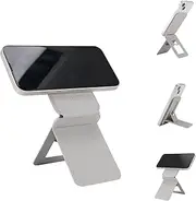 Hcskoss Mobile Phone Holder Phone Tripod Stand Cell Phone Stand Adjustable Mobile Phones Tripod Holder for Desk Anti-fouling Leather and Angle Adjustment and Strong Magnet Tripods