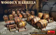 Miniart 1/35 Wooden Barrels Plastic Model Kit 35632