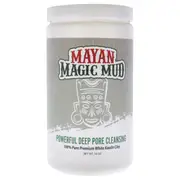 Mayan Magic Mud Powerful Deep Pore Cleansing White Kaolin Clay by Mayan Magic Mud for Unisex - 16 oz Cleanser