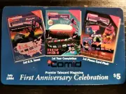 Premier Telecard Magazine 1st year Anniversary $5 PrePaid Phone Card .Comid