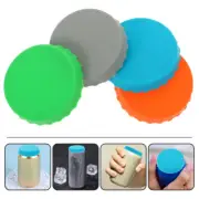 4 Pcs Leak-proof Sealed Bottle Cap Sealing Lids Can Sealer Reusable
