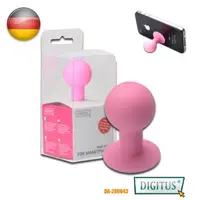 在飛比找PChome24h購物優惠-曜兆DIGITUS手機平板乳膠吸盤式站立架粉色