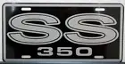 SS 350 SUPER SPORT METAL LICENSE PLATE CAMARO NOVA CHEVELLE EL CAMINO IMPALA