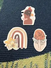 Boho Sticker Bundle - Comes With 3 Stickers - Option 2