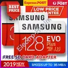 Micro SD Card SamSung Evo Plus 32GB 64GB 128GB Class 10 SDHC SDXC Memory Card HD