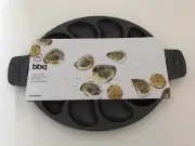 Fabulous Cast Iron OUTSET Oyster Grill Pan NIB