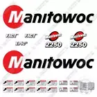 Fits Manitowoc 2250 Decal Kit Crane - 7 YEAR OUTDOOR 3M VINYL!