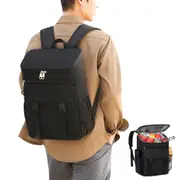 Portable Insulated Backpack Cooler Bag Leak Proof Soft Cooler for Camping-Black