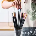 Alloy Dinnerware Chinese Sushi Chopsticks Tableware Chopsticks Kitchen Supplies