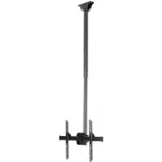 StarTech.com TV Ceiling Mount, Full-Motion Hanging Single Screen Vesa Mount for 32"-75" TVs / Displays - Height Adjustable Telescopic Pole - Full TV