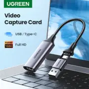 HDMI to USB-C Video Screen Capture Card 4K Recorder Game Live Streaming Switch