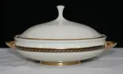 VINTAGE DISCONTINUED LENOX TYLER ROUND COVERED VEGETABLE / CASSEROLE BOWL MINT