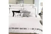 Accessorize Sequins White Quilt Cover Set Single