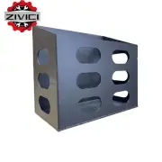 20L Black Aluminium Jerry Can Holder-Heavy Duty for 4WD/Toolbox/Canopy&Caravan