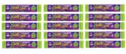 900542 15 x 28g BARS ZOMBIE CHEWS SOUR GRAPE FLAVOURED MEGA SIZE CHEWY LOLLY
